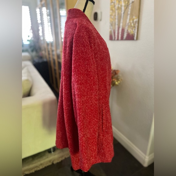 Old Navy - red & pink wool blend coat - Picture 6 of 10